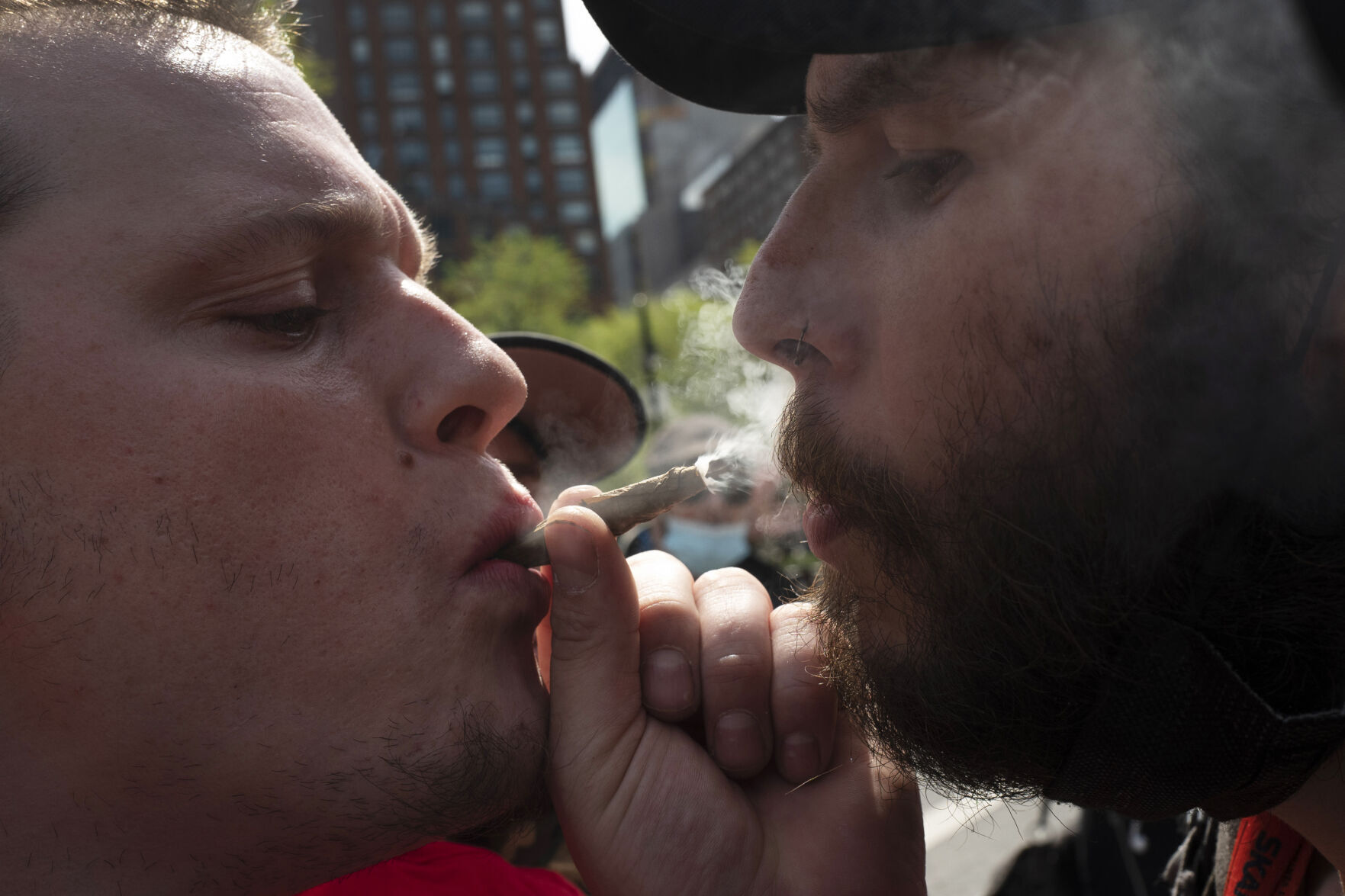 APTOPIX Virus Outbreak New York Marijuana